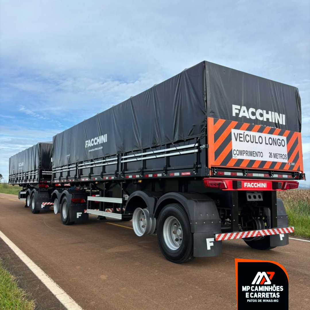 RODOTREM GRANELEIRO FACCHINI COM DOLLY ESFERICO 0 KM